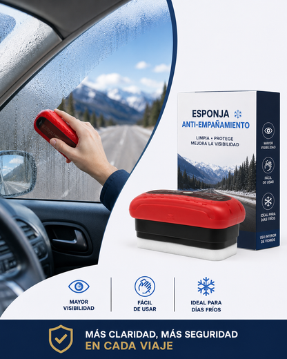 Esponja Anti Empañante para Auto